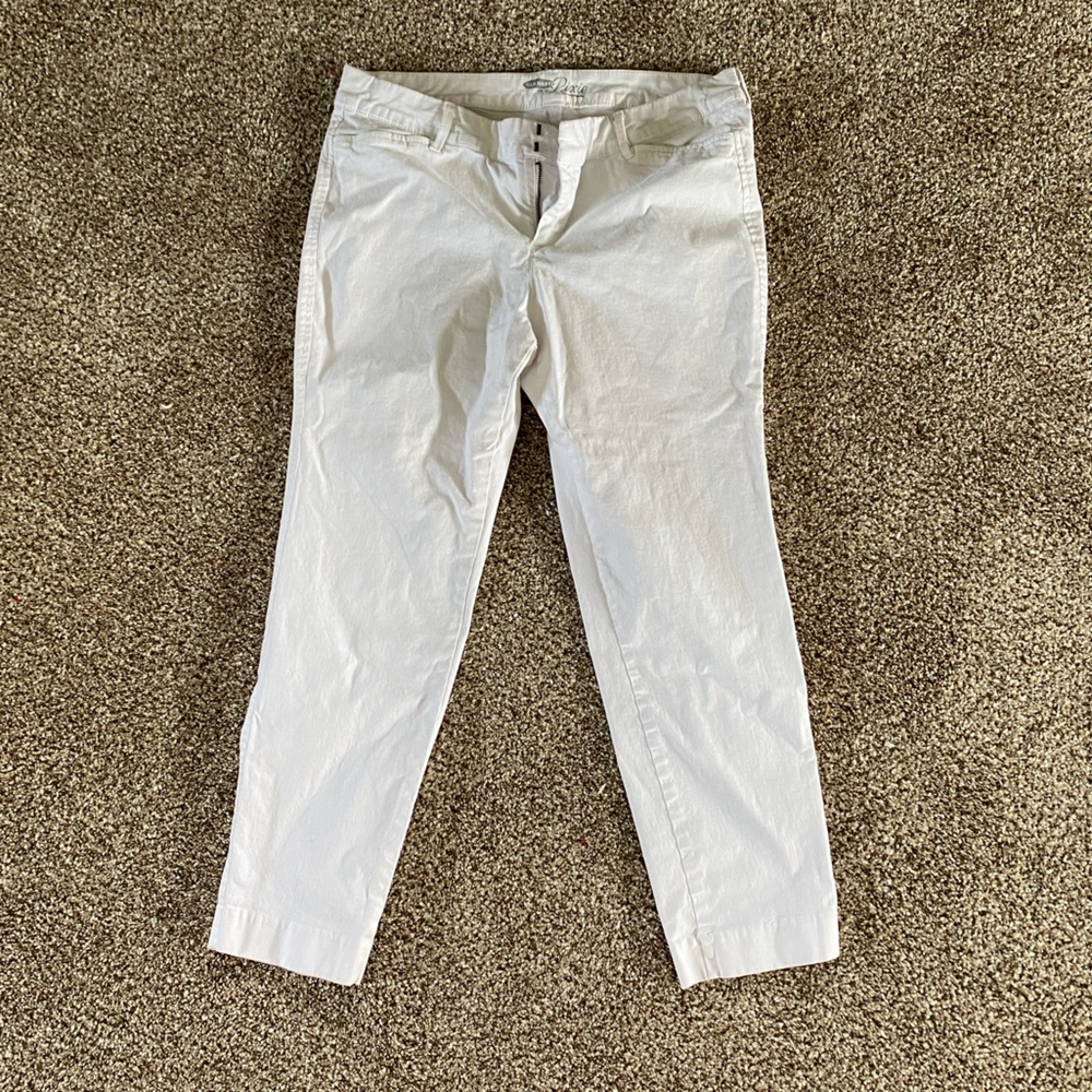Old Navy White Pixie Pants